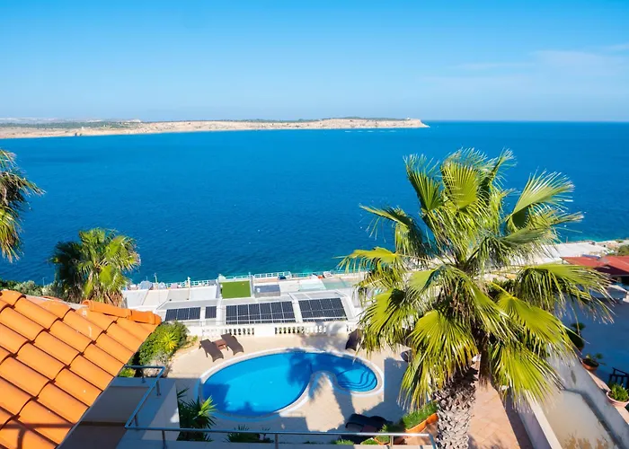 Palma - Sunset Sea Views With Pool, Jacuzzi, Sauna And Games Villa Mellieha