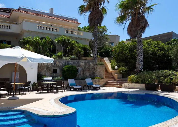 Palma - Sunset Sea Views With Pool, Jacuzzi, Sauna And Games 别墅 梅利哈