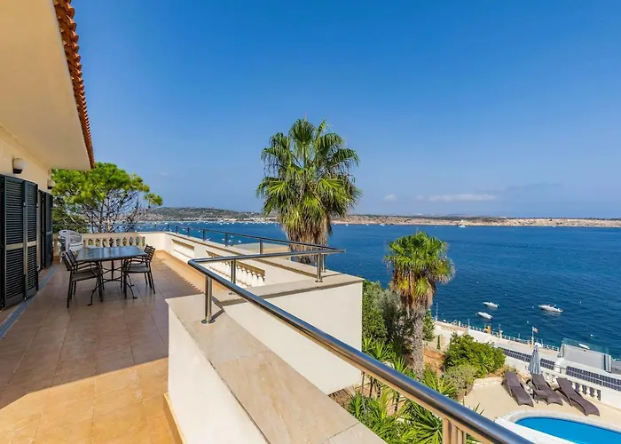 Palma - Sunset Sea Views With Pool, Jacuzzi, Sauna And Games 别墅 梅利哈