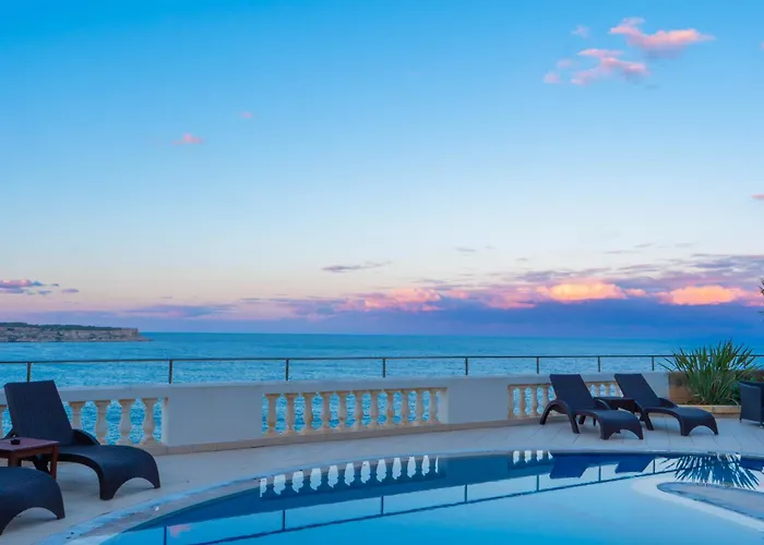别墅 Palma - Sunset Sea Views With Pool, Jacuzzi, Sauna And Games 梅利哈