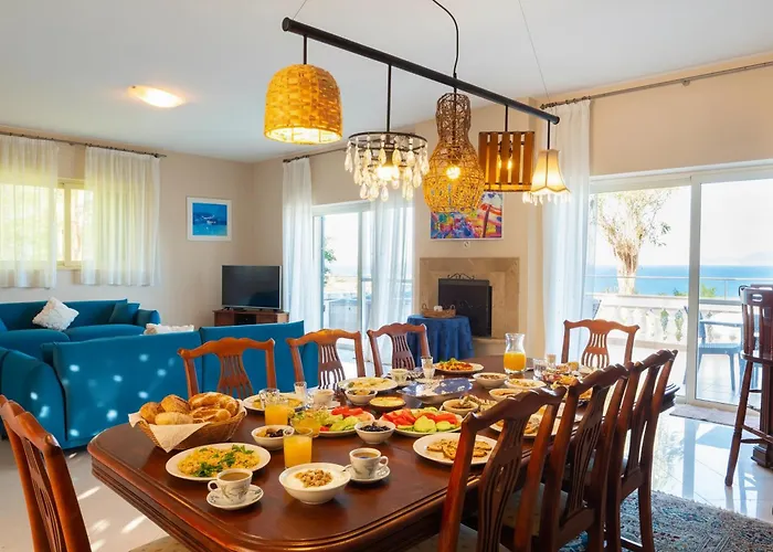 Vilă Palma - Sunset Sea Views With Pool, Jacuzzi, Sauna And Games